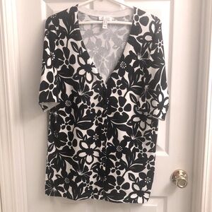 Denim&Co Elbow Sleeve Button Front Cardigan